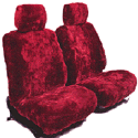 sheepskin double cap semi custom seat covers