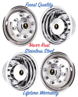 17" Ford F350 8 Lug 2026 Steel Wheel Simulator Rim Liners Hubcap Wheel Covers ©