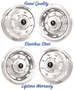 19.5" Isuzu Universal Style Wheel Simulator Rim Liner Wheel Cover Set of 4 ©