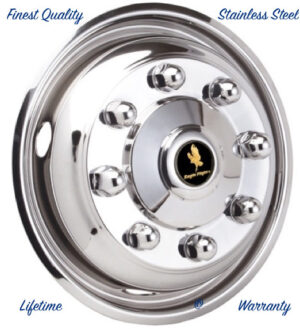 19.5" 8 Lug 2020 Chevy 4500HD Stainless Steel Wheel Simulator - Eagle Flight®