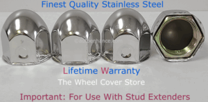 19.5 Import Truck 22mm Wheel Cover Attachment Nuts - For Use With Stud Extenders