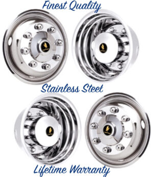 16" 8 Lug 2016 Chevy Chevrolet G-3500 / G-4500 Express Snap-On Wheel Simulators