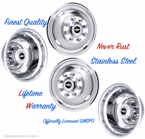 16" Chevrolet Chevy G-3500 / G-4500 Express 2003 Licensed Wheel Simulator Covers