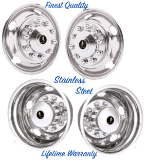 19.5" Dodge Ram 4500 5500 2021 Wheel Rim Liner Hubcap Covers 10 Lug 5 Hole ©