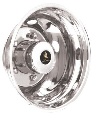 16" 5 LUG 5 VENT HOLE 2011+ STAINLESS REAR WHEEL SIMULATOR RIM HUBCAP COVER ©